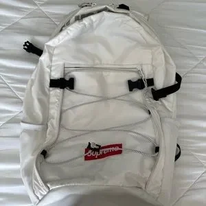 Supreme Other Supreme White Fw Backpack Poshmark